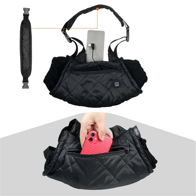 USB-opvarmede vinterhandsker – Vandtætte, justerbare håndvarmere til udendørssport, jagt og koldt vejr 6