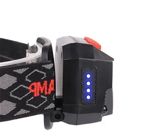 USB genopladelig LED-pandelampe – lys sensoraktiveret pandelampe til fiskeri, vandreture, nødsøgning eller campingeventyr 3