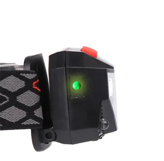 USB genopladelig LED-pandelampe – lys sensoraktiveret pandelampe til fiskeri, vandreture, nødsøgning eller campingeventyr 4