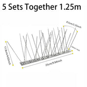 Udendørs fugleafskrækker i rustfrit stål 0