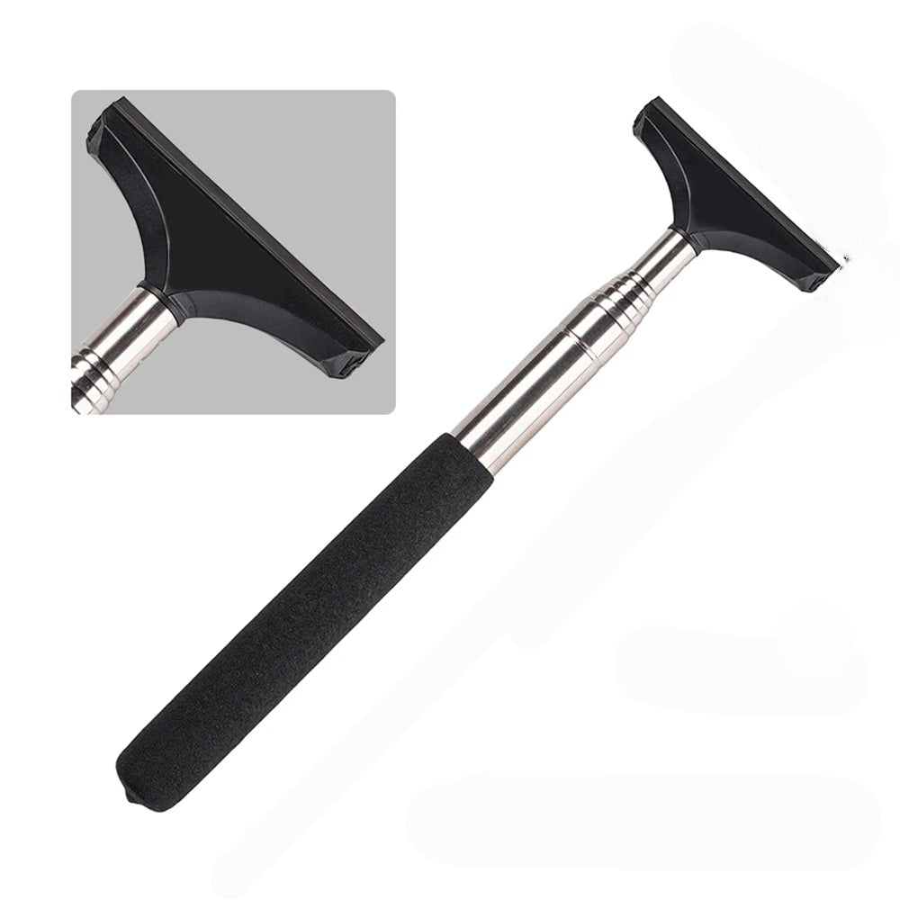 Udtrækkelig bakspejlsvisker – dugfri klarhed med nem rengøring med langt håndtag 0