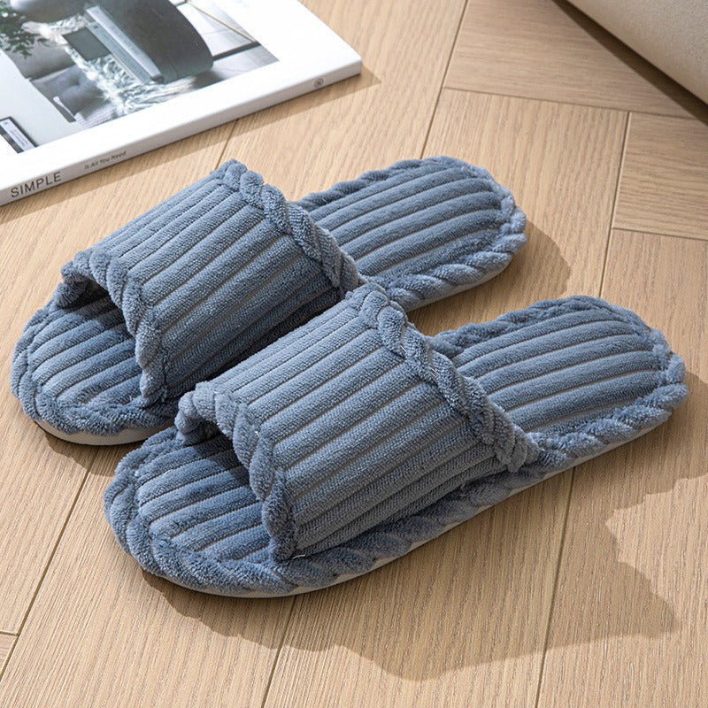 Unisex åbne indendørs hjemmesko | Varme skridsikre hjemmesko 4