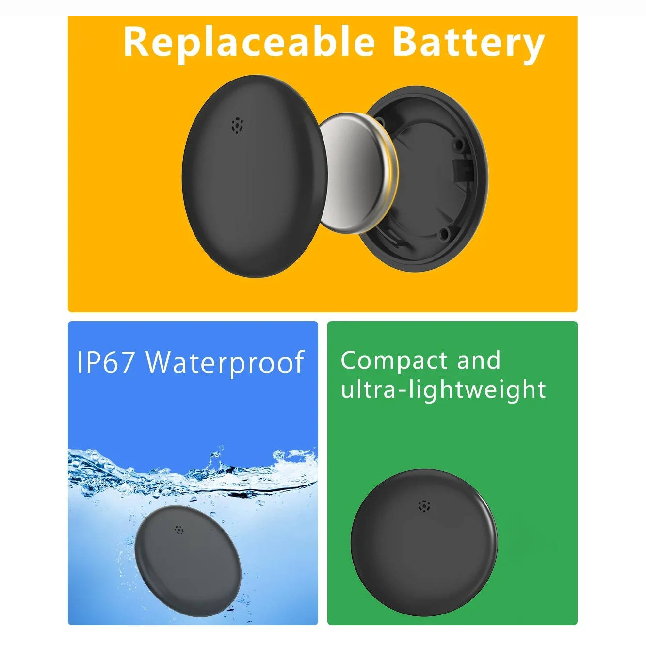 Universel mini GPS-tracker til biler, kæledyr, nøgler og mere 1