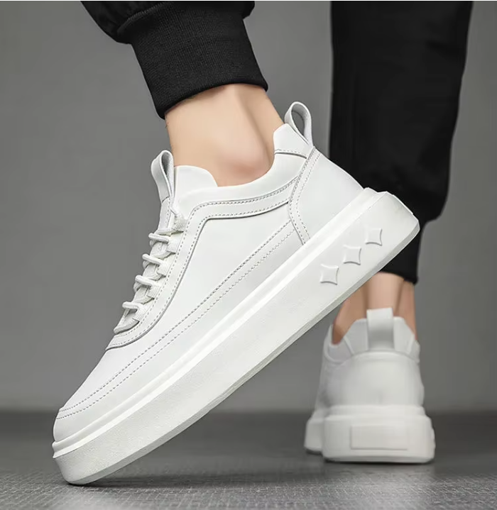 Max | Essentielle Hvide Sneakers til Mænd - Stilfulde & Komfortable