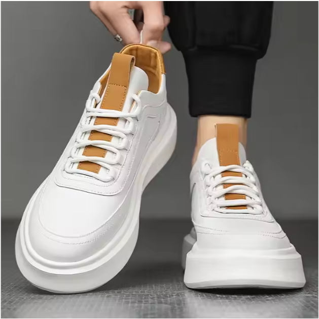 Max | Essentielle Hvide Sneakers til Mænd - Stilfulde & Komfortable