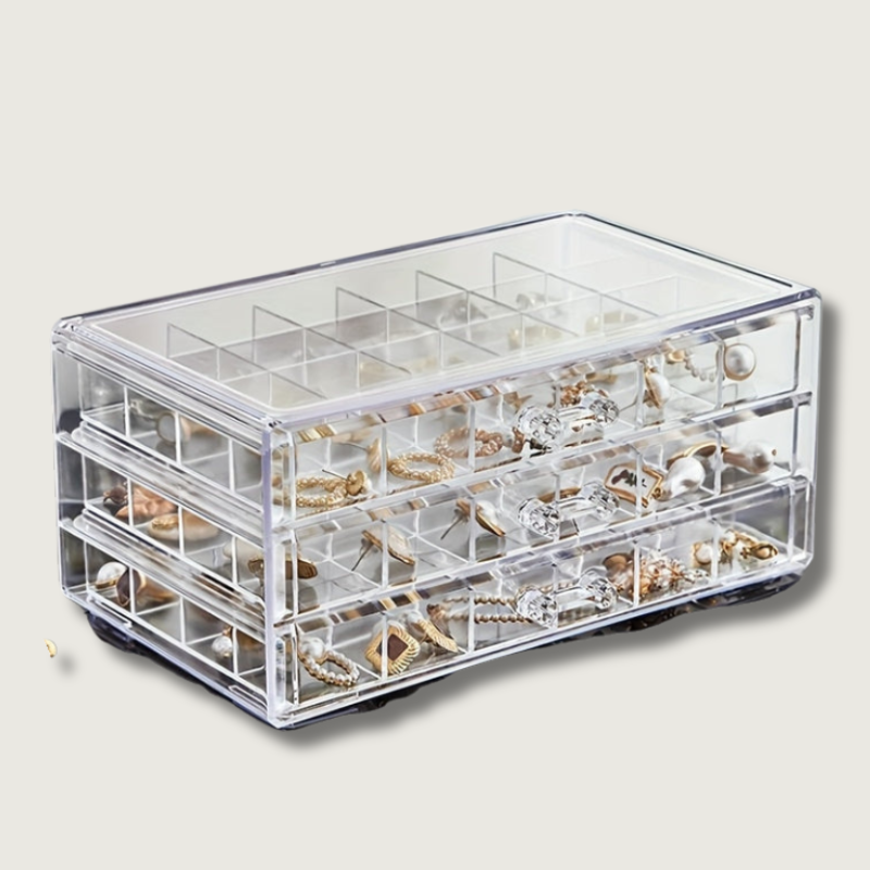 Siervault - 3 -Layer Ring & Earring Organizer-2