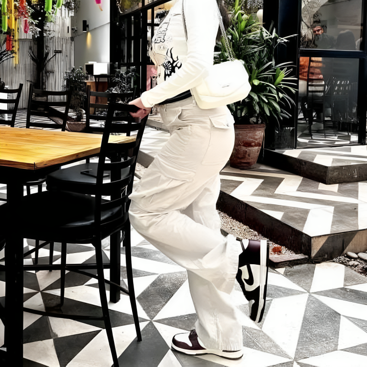 Mika | Trendy Justerbar Cargo Bukser til et Stilfuldt Look