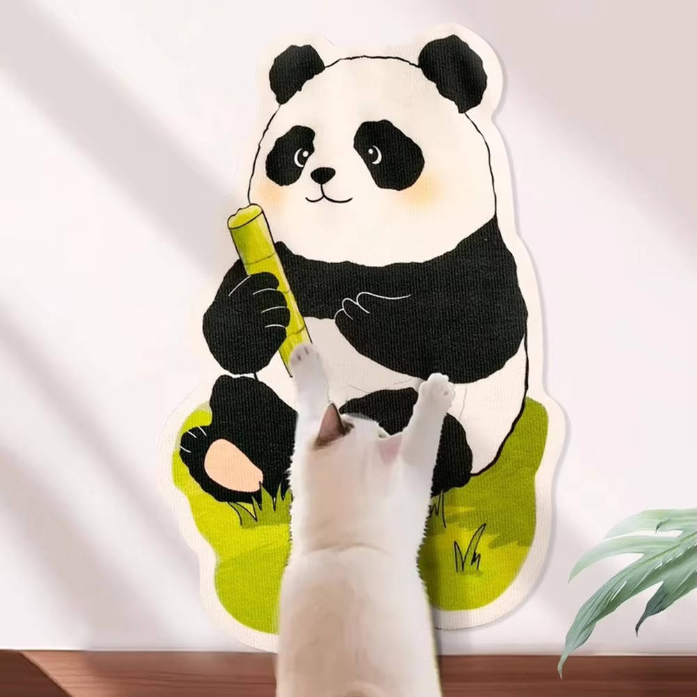 Vægmonteret kradsetræ til katte 0