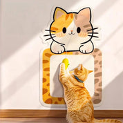 Vægmonteret kradsetræ til katte 1