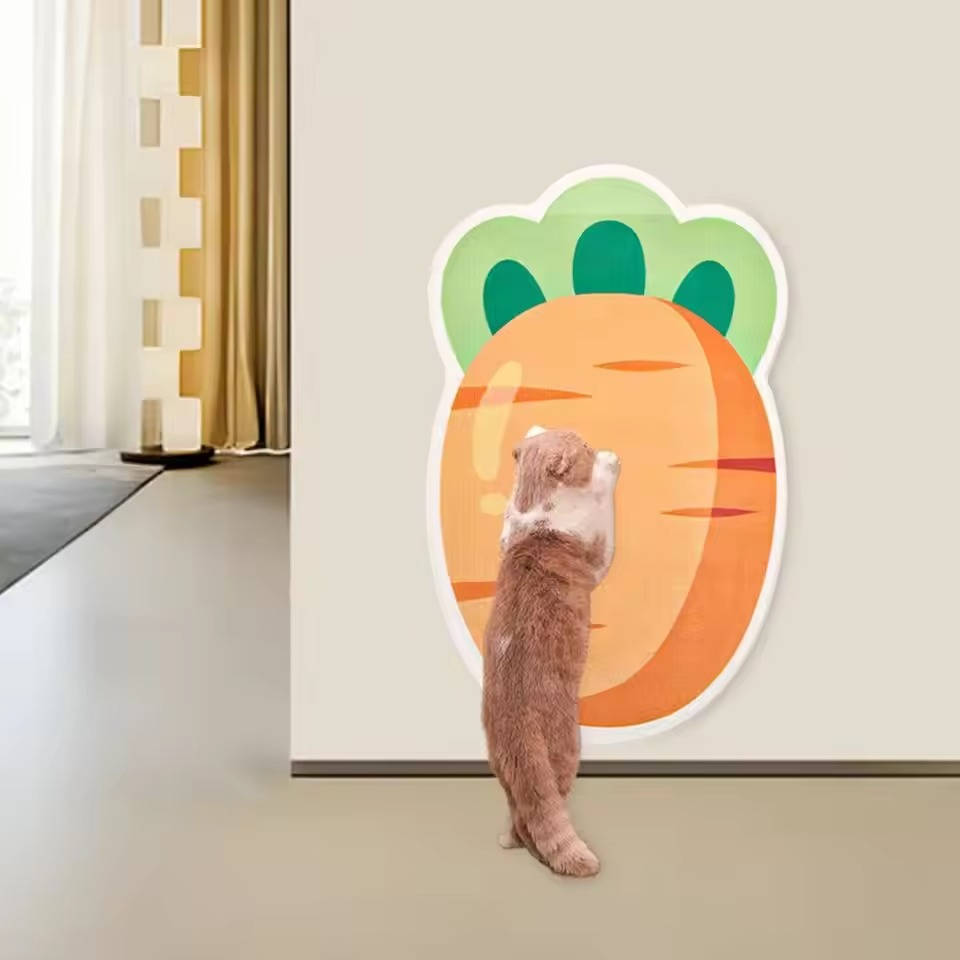 Vægmonteret kradsetræ til katte 4