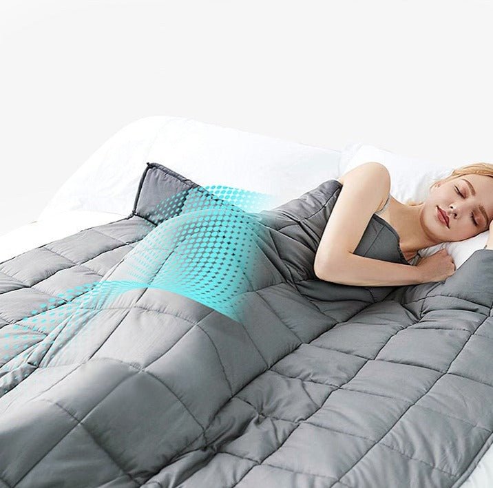 Vægtæppe til seng - 100% økologisk bomuld 1