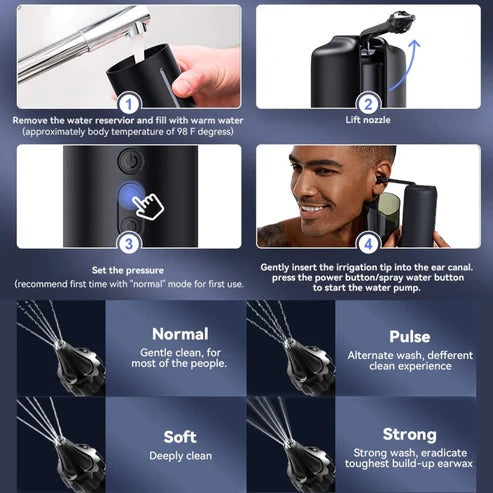 Værktøj til ørerengøring og skylning 2