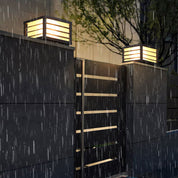 Vandtæt Solcelle Lampe Udendørs med Justerbar Lysfarve – Automatisk Tænd/sluk og Fjernbetjening 9