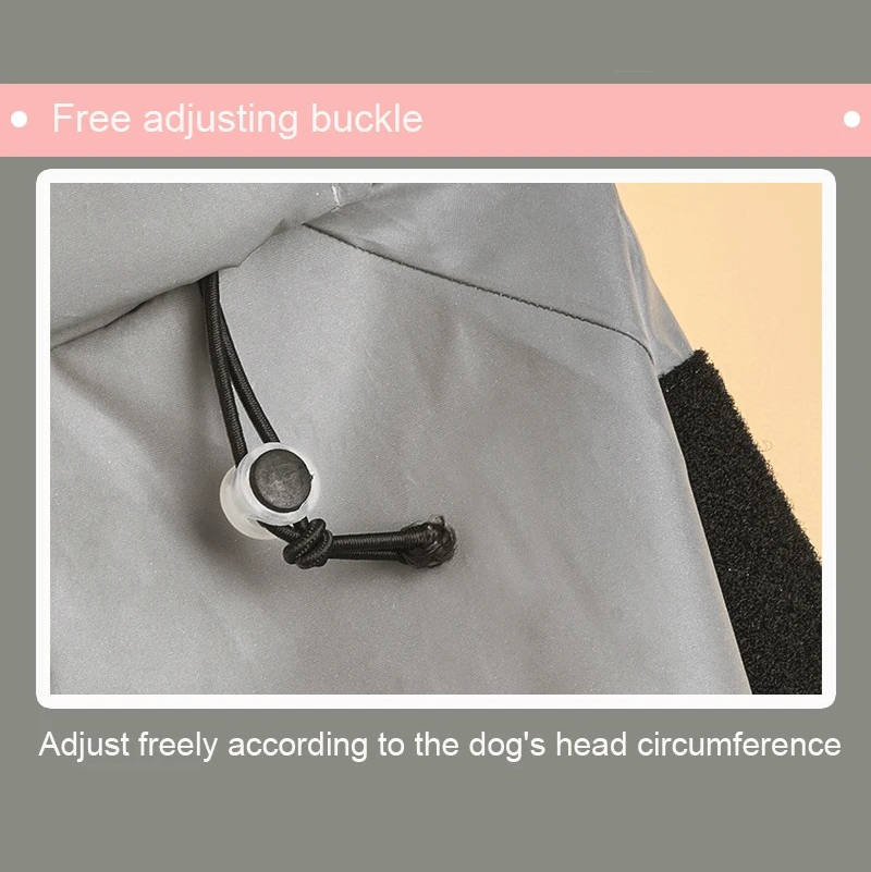 Vandtæt regnfrakke til hunde 3