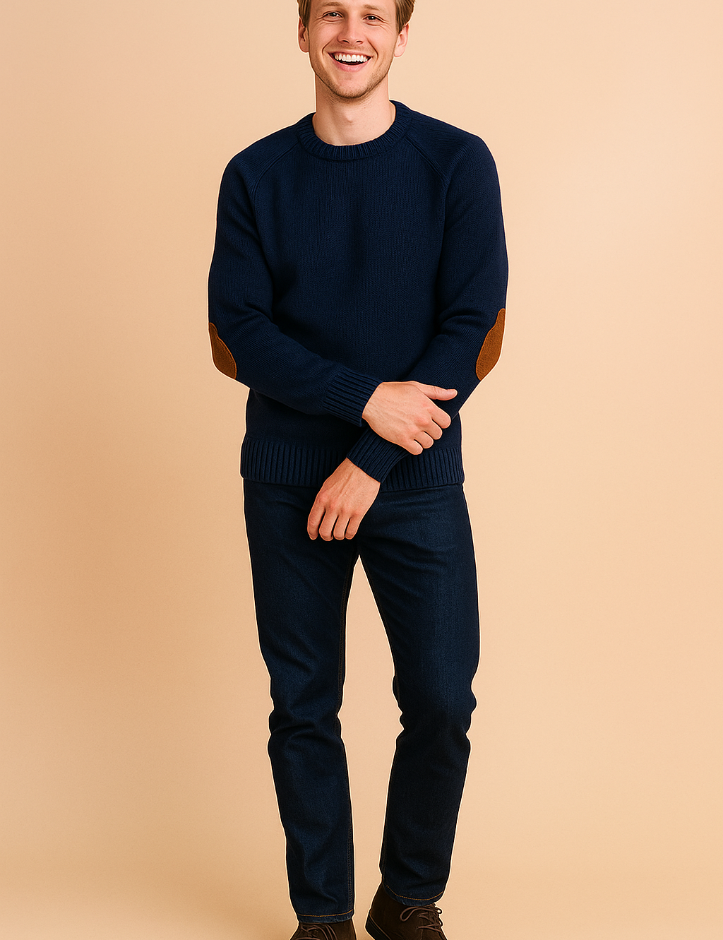 Varm rund hals sweater til mænd | Vinter 1