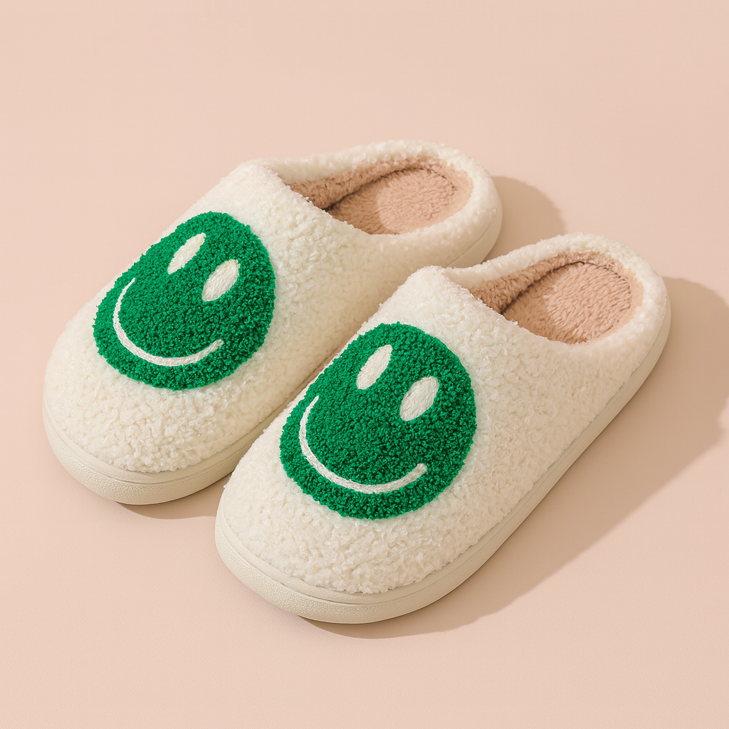 Vinterhjemmesko | Komfortable skridsikre hjemmesko med et smil 2