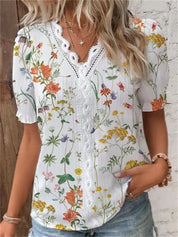 Boho | Bluse med Blomsterprint