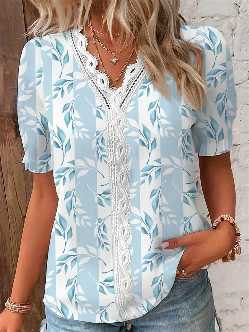 Boho | Bluse med Blomsterprint