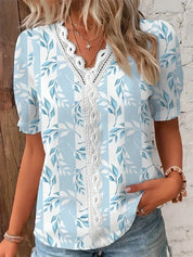 Boho | Bluse med Blomsterprint
