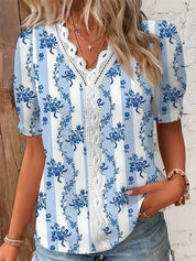 Boho | Bluse med Blomsterprint