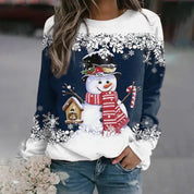 Warme ronde hals trui voor dames | Winter 3