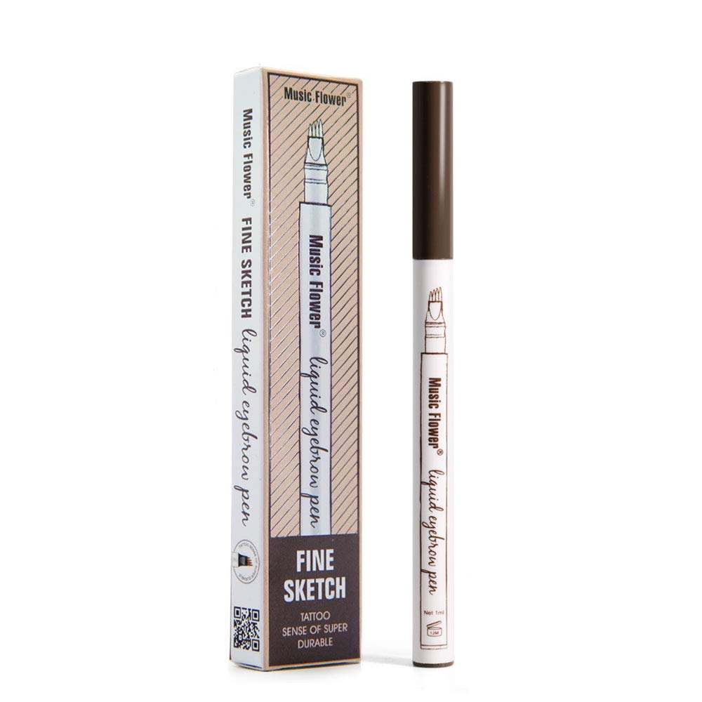 Precisie wenkbrauwen pro -waterbestendig wenkbrauwpotlood met 4 -tip applicator-1