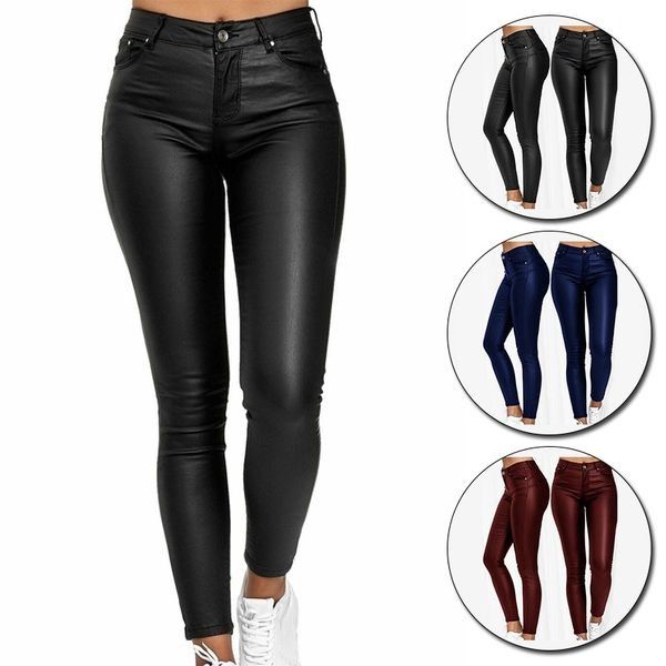 ELLEN | Læder Leggings Damer