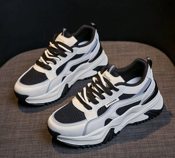 Danna | Modebevidste Dame Sneakers med Komfortabel Høj Sål