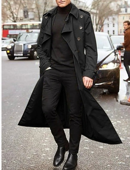 Jasper | Moderne Herre Trenchcoat med Stramt Design