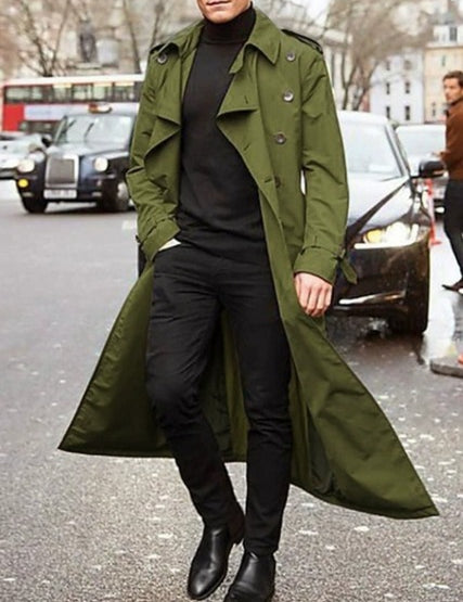 Jasper | Moderne Herre Trenchcoat med Stramt Design