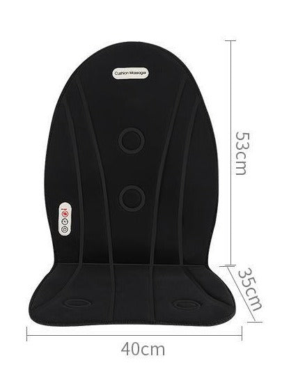 Massagestolspude med 5 massagepunkter og opvarmet nakkepude til bil og hjem