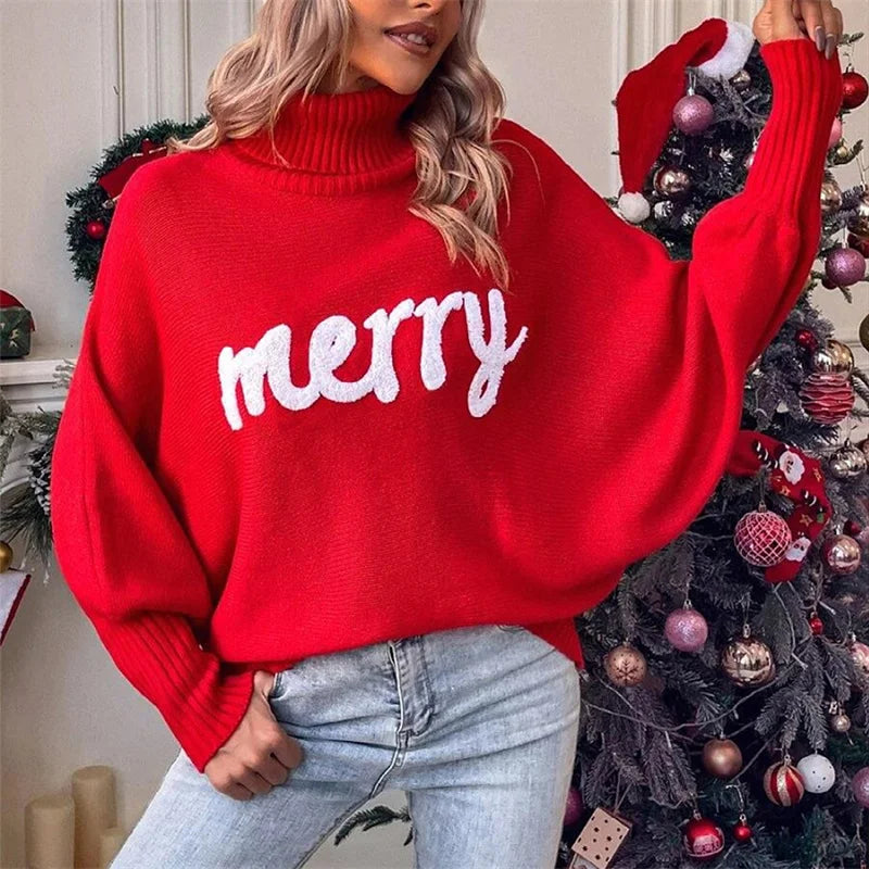 Xingqing-Kersttrui-Vrouwen-Coltrui-Brief-Borduurwerk-Lange-Mouw-Pullover-Casual-Gebreide-Tops-Winter-Kleding-Streetwear.webp