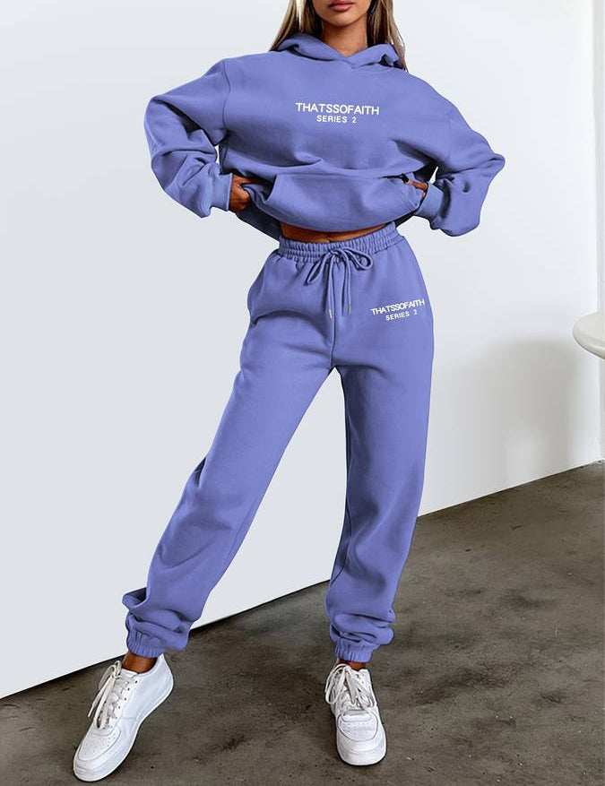 Nora | Hoodie & Jogger Sæt – Varm Vinterfavorit