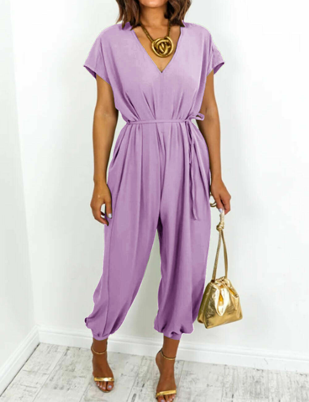Celine | AFSLAPPET JUMPSUIT