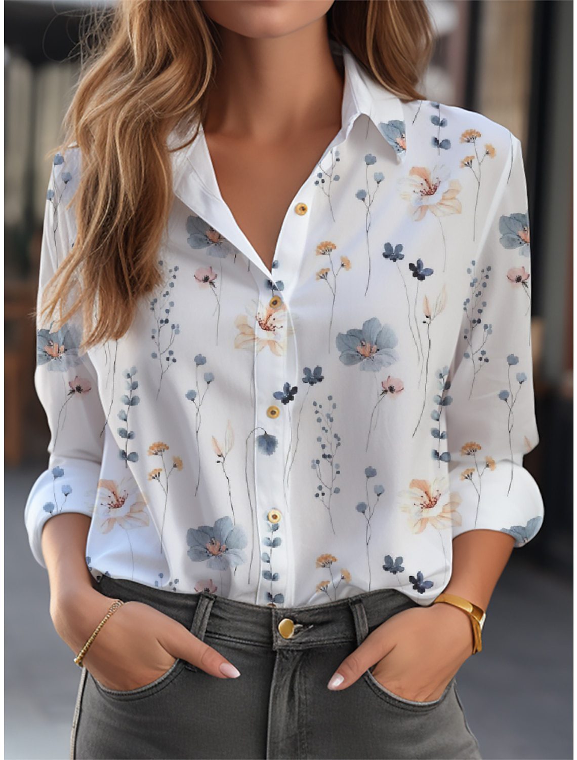 Florien | Blomsterprint Bluse