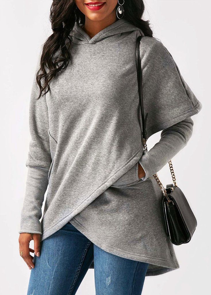 Cornelia | Trendy Asymmetrisk Hoodie