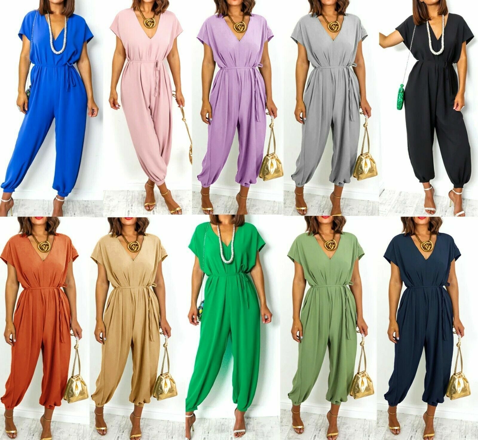 Celine | AFSLAPPET JUMPSUIT
