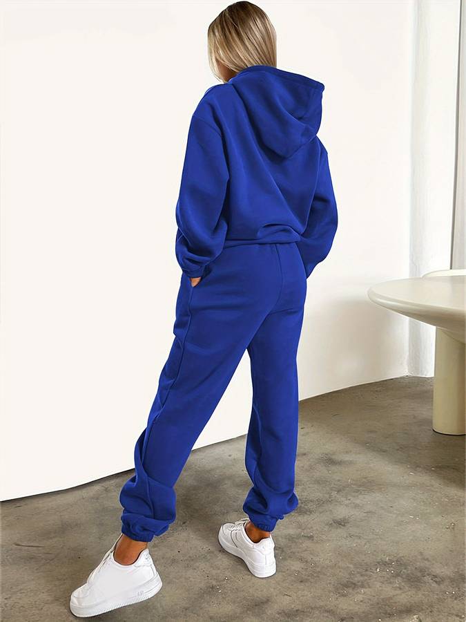Nora | Hoodie & Jogger Sæt – Varm Vinterfavorit