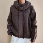 Rosey | Blød Strikket Dame Hoodie til Ultimativ Komfort