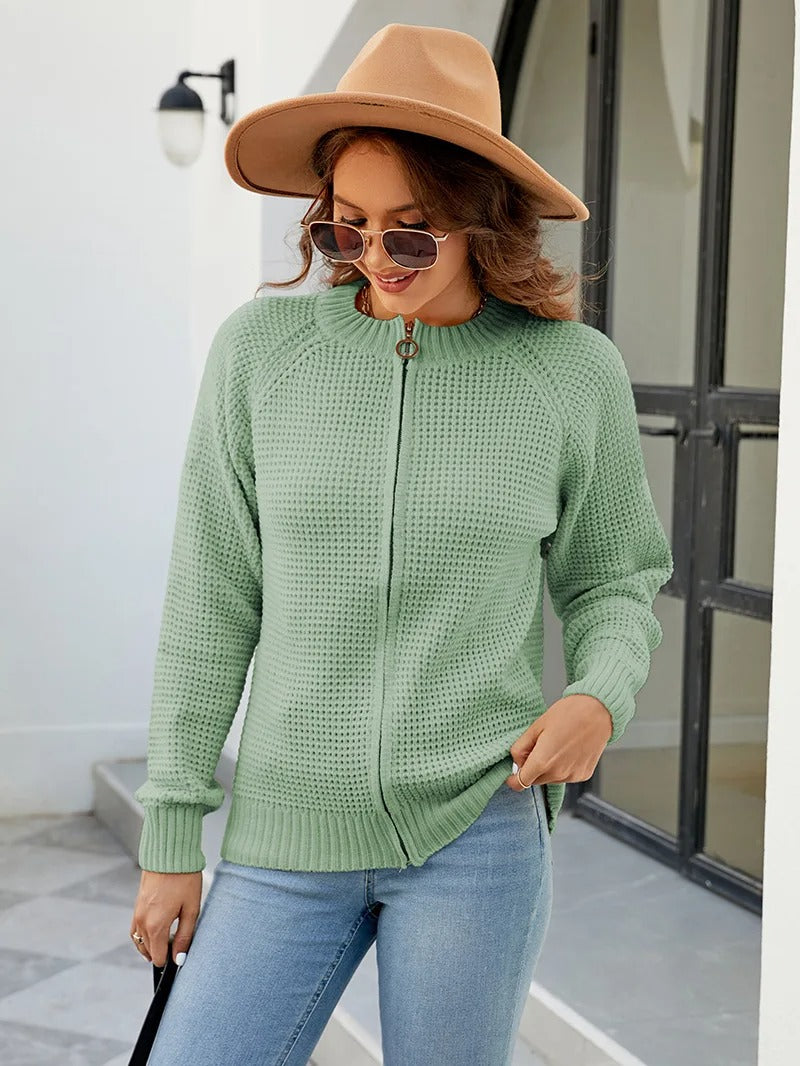 Fay | Stilfuld Casual Vest med Lynlås til Damer