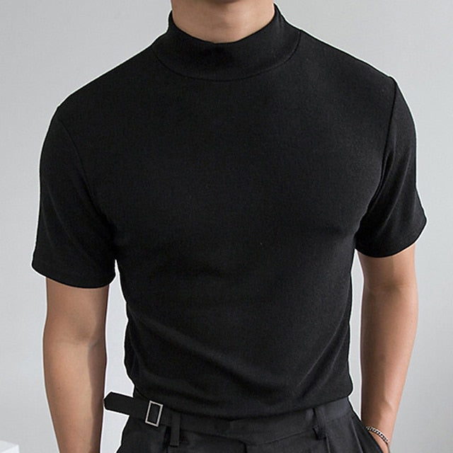 Dorian | Stilfuld Casual Rullekrave T-shirt