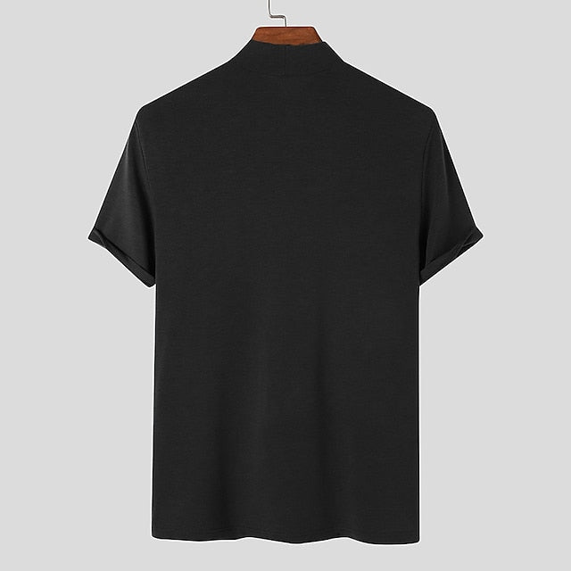 Dorian | Stilfuld Casual Rullekrave T-shirt