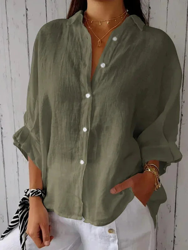 Cheryl | Stilfuld Linnedamebluse
