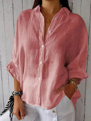 Cheryl | Stilfuld Linnedamebluse