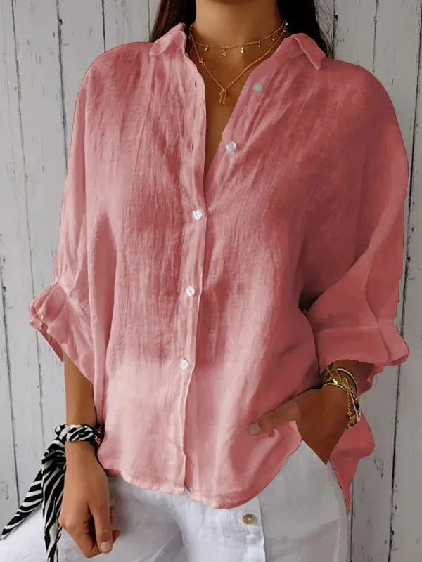 Cheryl | Stilfuld Linnedamebluse