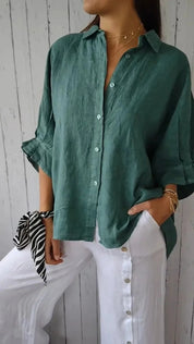 Cheryl | Stilfuld Linnedamebluse