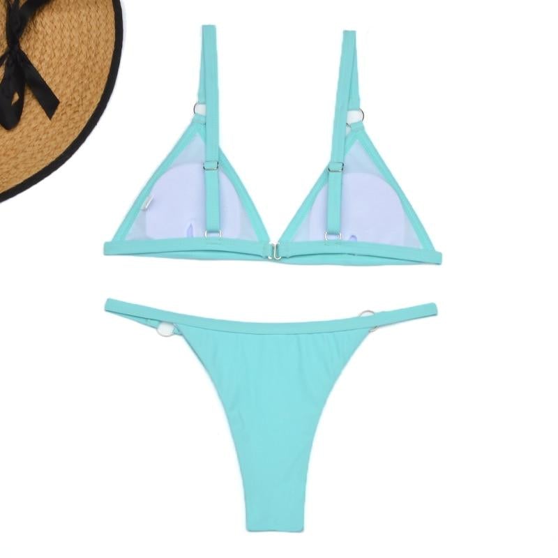 Luna | Stilfuldt trekantsbikini sæt til sommerlig sjov