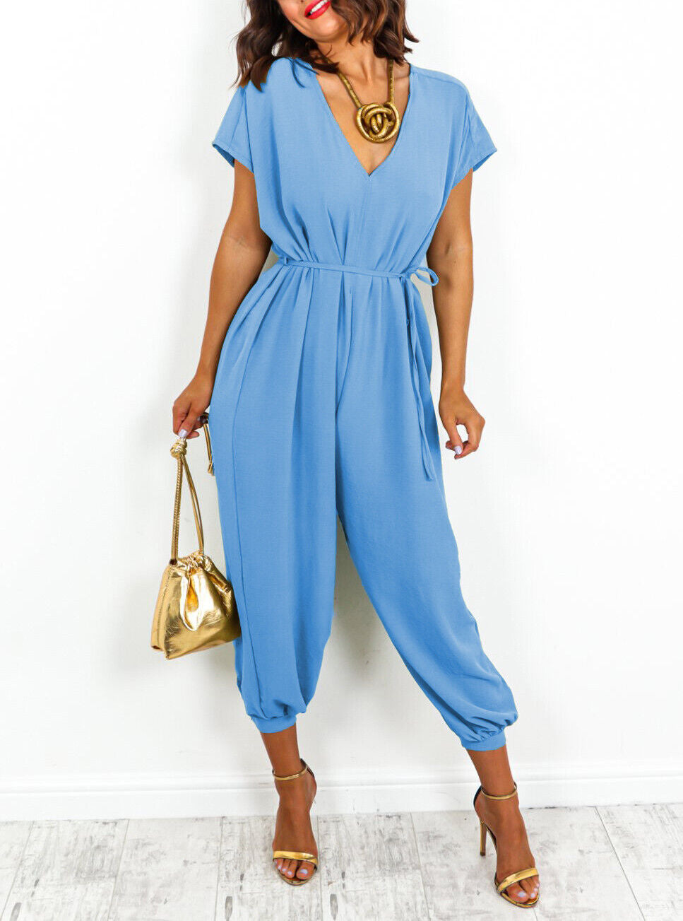 Celine | AFSLAPPET JUMPSUIT