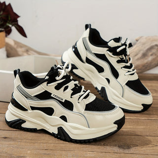 Danna | Modebevidste Dame Sneakers med Komfortabel Høj Sål