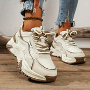 Danna | Modebevidste Dame Sneakers med Komfortabel Høj Sål